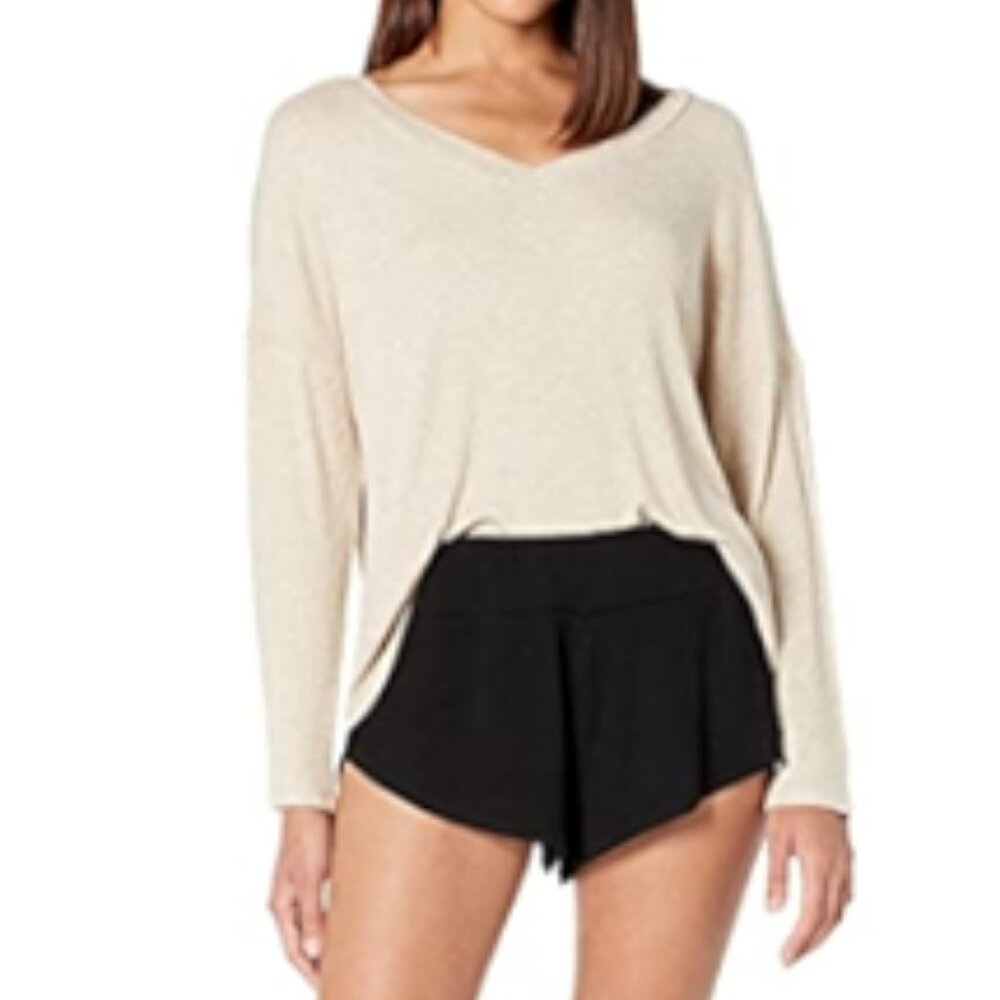 Eberjey "Elon" v neck Rib Pullover